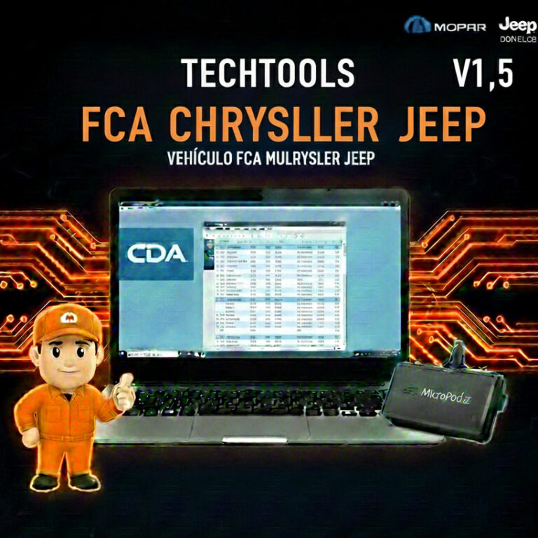 TECHTOOLS JEEP DODGE V1 FCA CHRYSLER JEEP