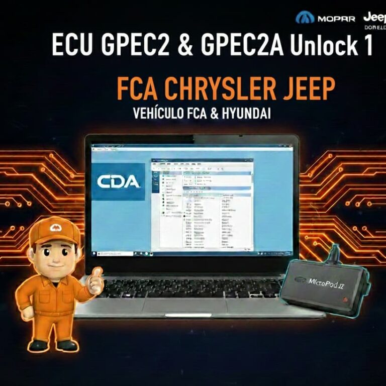 ECU GPEC2 & GPEC2A Unlock 1 FCA CHRYSLER JEEP